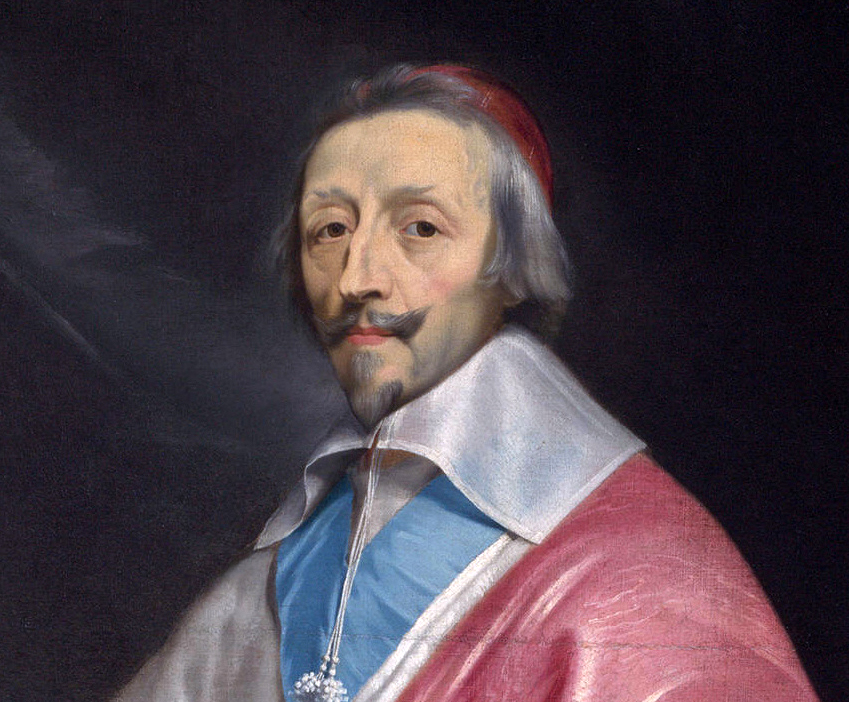 In Purpur gekleidet: Kardinal Richelieu (gemalt von Philippe de Champaigne, um 1633, National Gallery London)